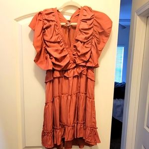Size L "Glam" brand Ruffle Dress from River Rose